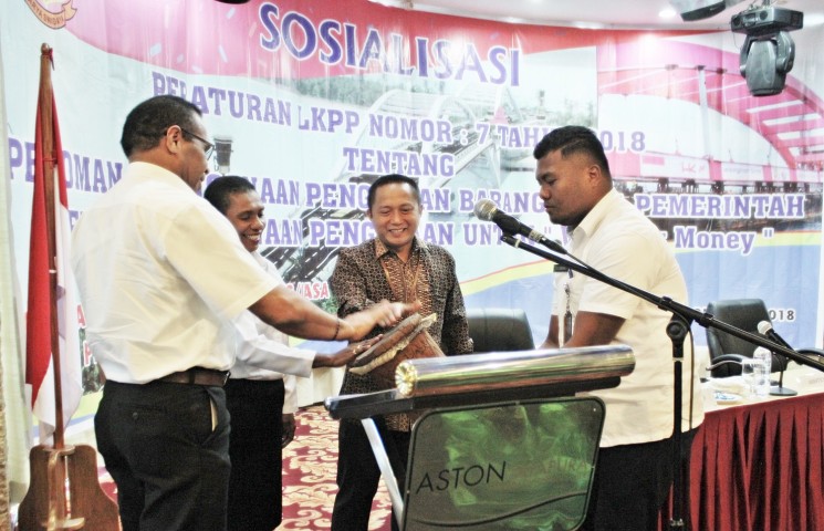 SOSIALISASI  PERATURAN LKPP NOMOR 7 TAHUN 2018 DAN PENGENALAN APLIKASI SIRUP DAN SPSES VERSI 4.3